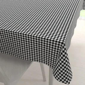 Biante Bavlnený obdĺžnikový obrus Sandra SA-060 Čierno-biele kocky 120x180 cm