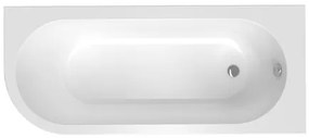 Asymetrická vaňa Laguna Rajka 170x72,5 cm akrylát pravá SIKOVRAJ170P, 1 ks