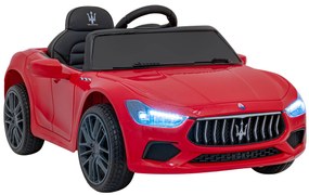 RAMIZ Elektrická autíčko  Maserati Ghibli - červené - 2x30W- BATÉRIA - 12V4,5Ah - 2024