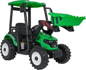 Ramiz MEGA Traktor D68 s prívesom zelený