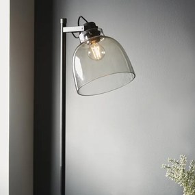 Endon 107013 - Stojacia lampa URBAN 1xE27/10W/230V čierna/dymová