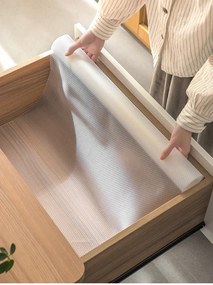 Protišmyková podložka do zásuvky, transparentná – 120 x 50 cm