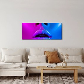 Obraz farebných pier (120x50 cm)