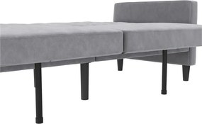 Svetlosivá zamatová pohovka 207 cm Presley – Støraa