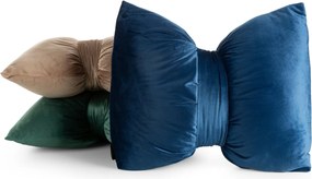 DEKORAČNÝ VANKÚŠ KOKARDA 45X55 CM ČERVENÁ