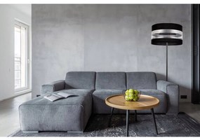 Stojacia lampa Intense Chrome, 1x textilné tienidlo (výber zo 6 farieb), (výber z 3 farieb konštrukcie), (fi 35cm), o