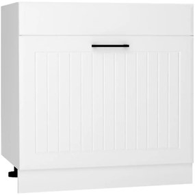 Skrinka do kuchyne Irma D80zl S/1 Zasl Biely hrášok Mat