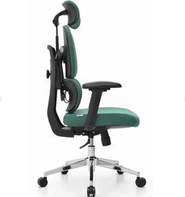 Ergonomická mesh kancelárska stolička HC-1053 v elegantnej eukalyptovo-zelenej farbe