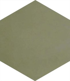 Cementová dlažba Hexa E02 - farba: oliva | Articima