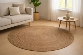 Protišmykový koberec BARI PRINT 250738W-1 kruh
