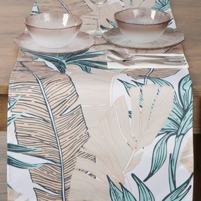 ZÁHRADNÝ VODEODOLNÝ BEHÚŇ NA STÔL GARDEN 40X140 CM LISTY