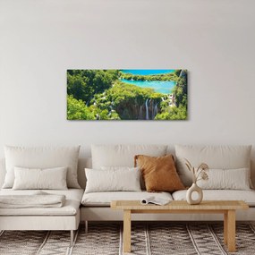 Obraz - Vodopády (120x50 cm)
