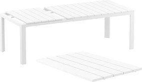 ATLANTIC 140 záhradný rozťahovací stôl white