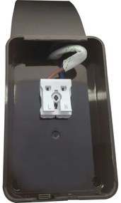 LED Vonkajšie nástenné svietidlo LED/15W/230V IP54 čierna