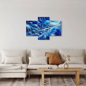 Obraz – Ryby vo vlnách (90x60 cm)