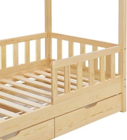 Detská posteľ 80 × 160 cm s úložným priestorom