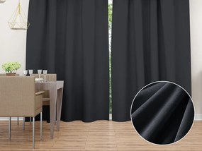 Biante Zamatový záves Velvet Prémium SVP-004 Antracitovo sivý - šírka 135 cm 135x230 cm