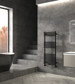 Cerano Mathilda, vykurovacie teleso 1200x500mm, 545W, rozteč pripojenia D5/450 mm, čierna matná, CER-CER-429694