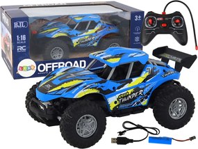 LEAN Toys 1:16 Diaľkovo ovládané terénne RC auto modré