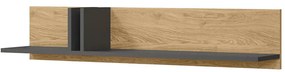 Polička 110 Alsy 15 Olejovaný dub/Antracit