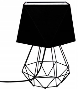 Stolová lampa DIAMOND 1, 1x textilné tienidlo (výber z 12 farieb), (výber z 3 farieb konštrukcie)