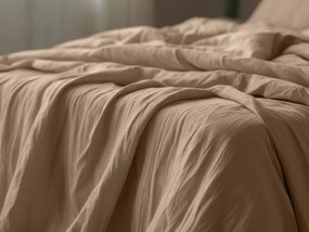 Mušelínové obliečky PURELY svetlohnedé Rozmer obliečok: 2 ks 80 x 80 cm | 200 x 200 cm