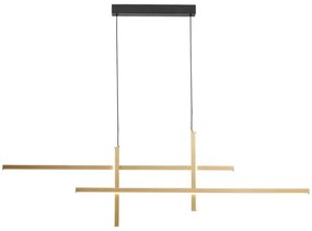 Zuma Line 22008P-BK/GD - LED Luster na lanku EDGE LED/42W/230V 3000/4000/6000K