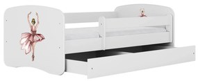Dětská postel Babydreams tanečnice bílá