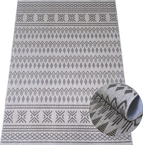 BE Koberec Eqos 0002 GREY – sivý obdĺžnikový Rozmer: 140x190 cm