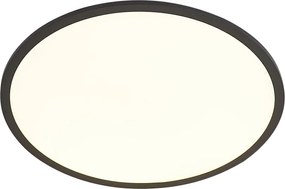 Inteligentný LED panel čierny 60 cm vrátane LED stmievania na teplé svetlo s diaľkovým ovládaním - Knob