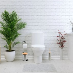 Nášľapný oceľový odpadkový kôš v matne striebornej farbe 3 l Adonis – Spirella