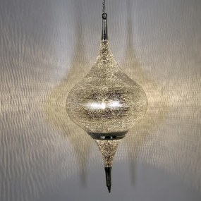 Luxusná strieborná lampa Naila D40