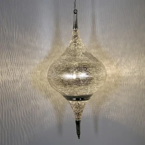 Luxusná strieborná lampa Naila D40