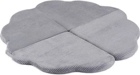 Kvetinová podložka 115x115x5cm, šedá, prémiový menčester