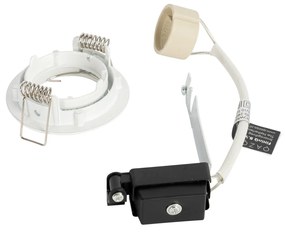 Sada 6 vstavaných bodových svetiel bielych GU10 35 mm - Edu