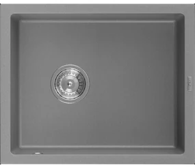 Mexen Pedro granitový jednokomorový drez 560 x 460 mm, šedá - 6508561000-71