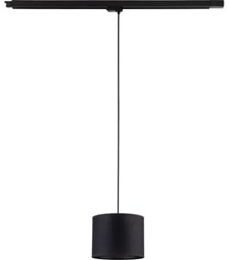 Luster na lanku 3-fáz. lišto. systému TRACER 1xE27/15W/230V pr. 20 cm čierna