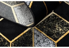 Kusový koberec Jón čierny 2 60x250cm
