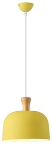 Eurolamp Luster na lanku 1xE27/15W/230V žltá pr. 27 cm EU0369
