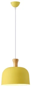Eurolamp Luster na lanku 1xE27/15W/230V žltá pr. 27 cm EU0369