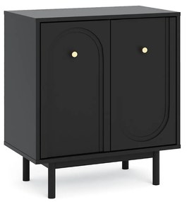 Komoda Mazoma 79 cm černá/zlatá