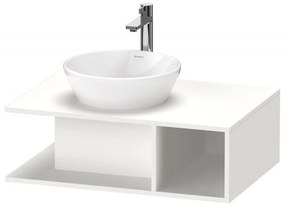 DURAVIT D-Neo závesná skrinka pod umývadlo na dosku, 1 otvorená priehrada vpravo, 800 x 550 x 260 mm, biela matná, DE492801818