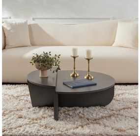 SADA 2x Konferenčný stolík ORION antracit