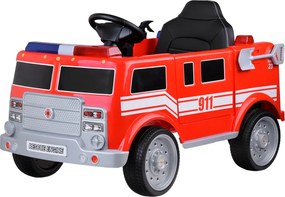 JOKOMISIADA Hasičské auto na batérie s majákmi a sirénou a rádiom PA0313
