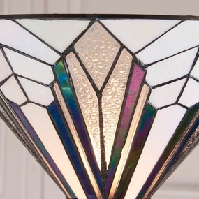 Endon 63933 - Stojacia lampa Tiffany ASTORIA 1xE27/60W/230V, priemer 40 cm