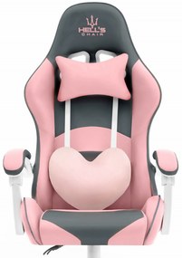 Hells Herné kreslo Hell's Chair Rainbow Pink Grey