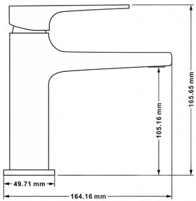 Mexen Lynx, stojanková umývadlová batéria a vaňová batéria so sprchovou sadou, zlatá lesklá, 745903DQ62-50