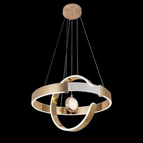 Toolight Toolight, LED stropné osvetlenie 64W, 3000W, LHJ060-CP, zlatá, OSW-50029