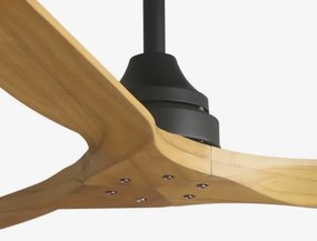 FARO 33718DC - Stropný ventilátor ALO L drevo/čierna pr. 152 cm  + diaľkové ovládanie