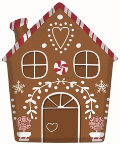 Podnos v tvare domčeka